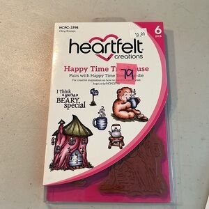 Happy Time Treehouse Cling Stamps - Multicolor